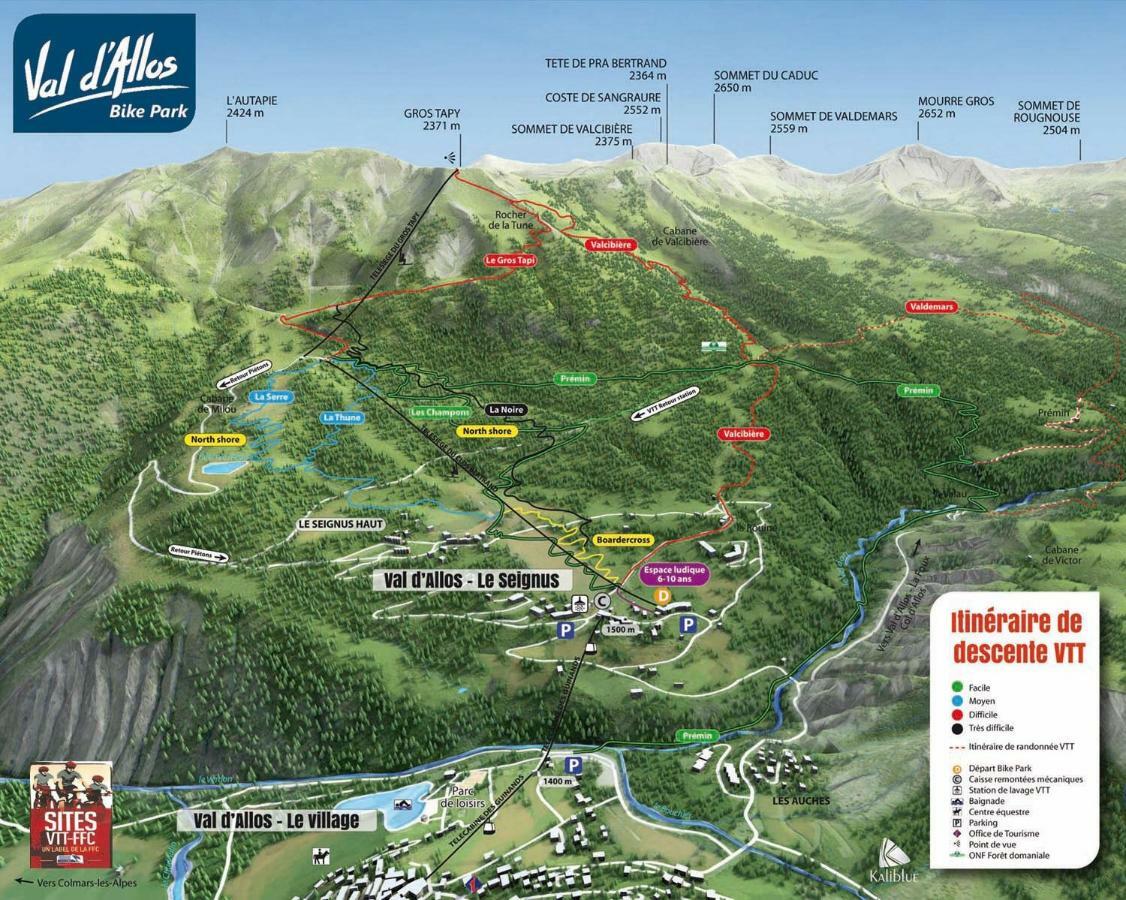 Studio Chaleureux A La Foux D'Allos Exterior foto